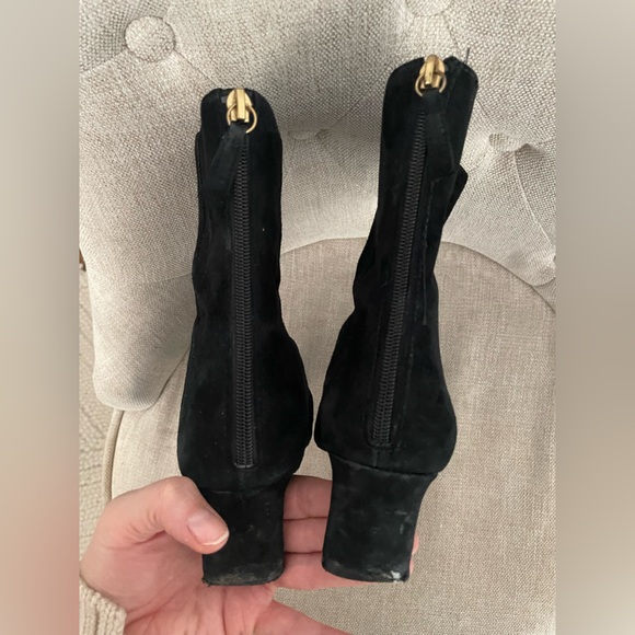 JCrew Black Suede Stevie Heeled Ankle Boot - Picture 13 of 14